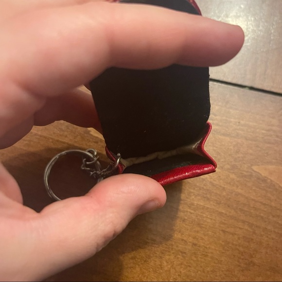 Handmade Miniature Cat Coin Pouch / Keychain / Coin Purse / Keyholder - Picture 4 of 4